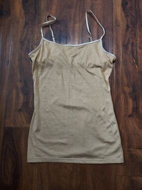 Poof! Tan Slim Cami Tank Top